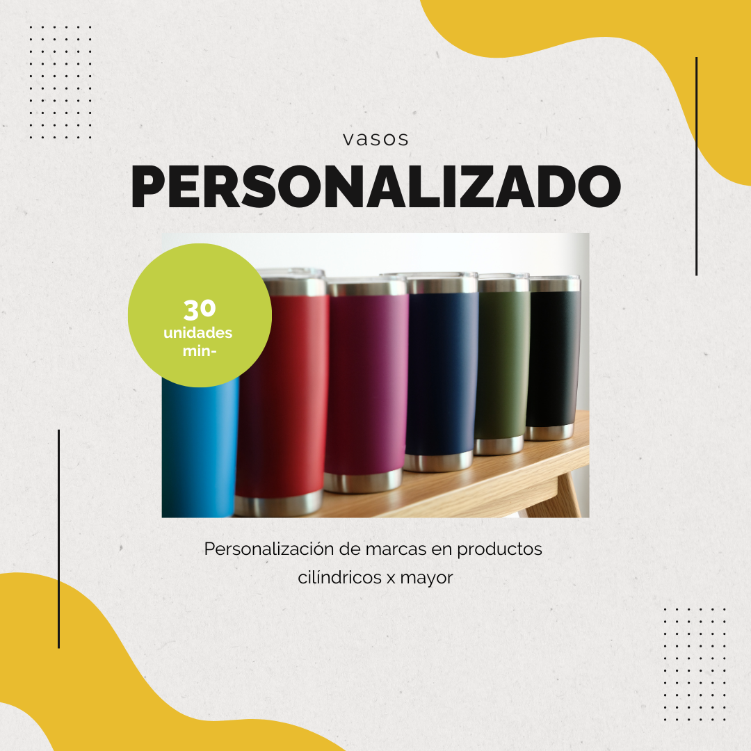 Vasos personalizados