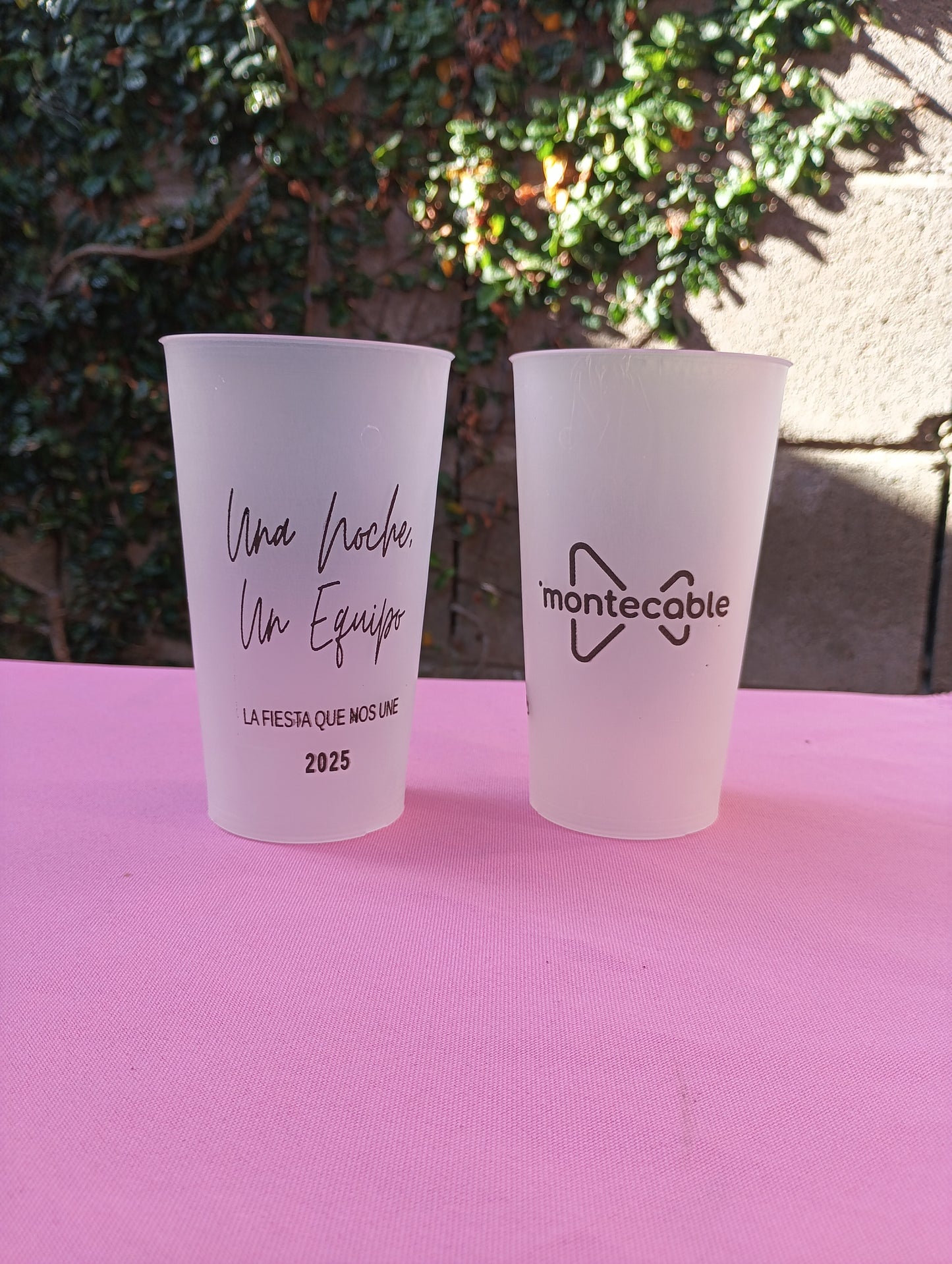 ♻️ Pack 30 Vaso diseño doble lado